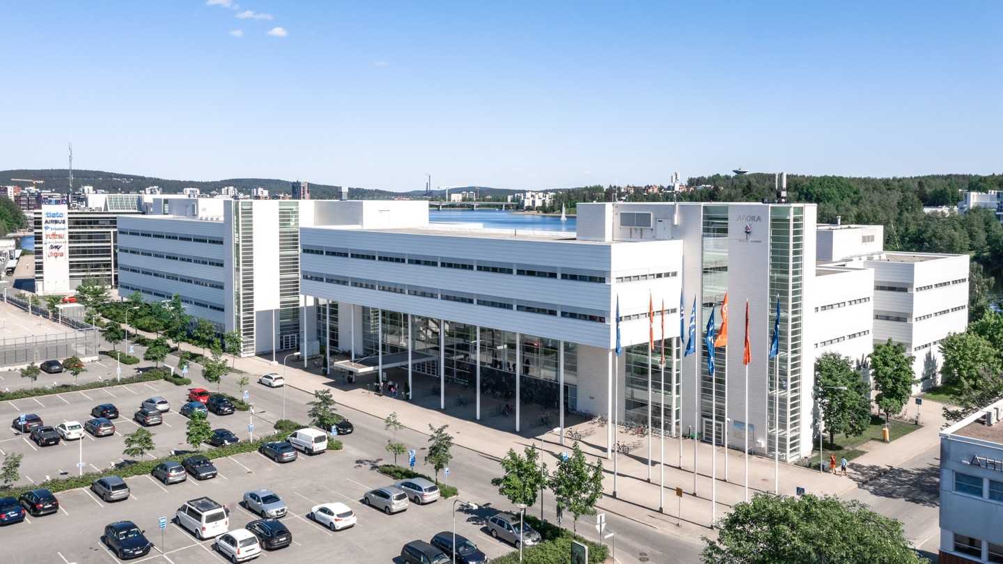 Agora in Jyväskylä, a conference venue with several different spaces.