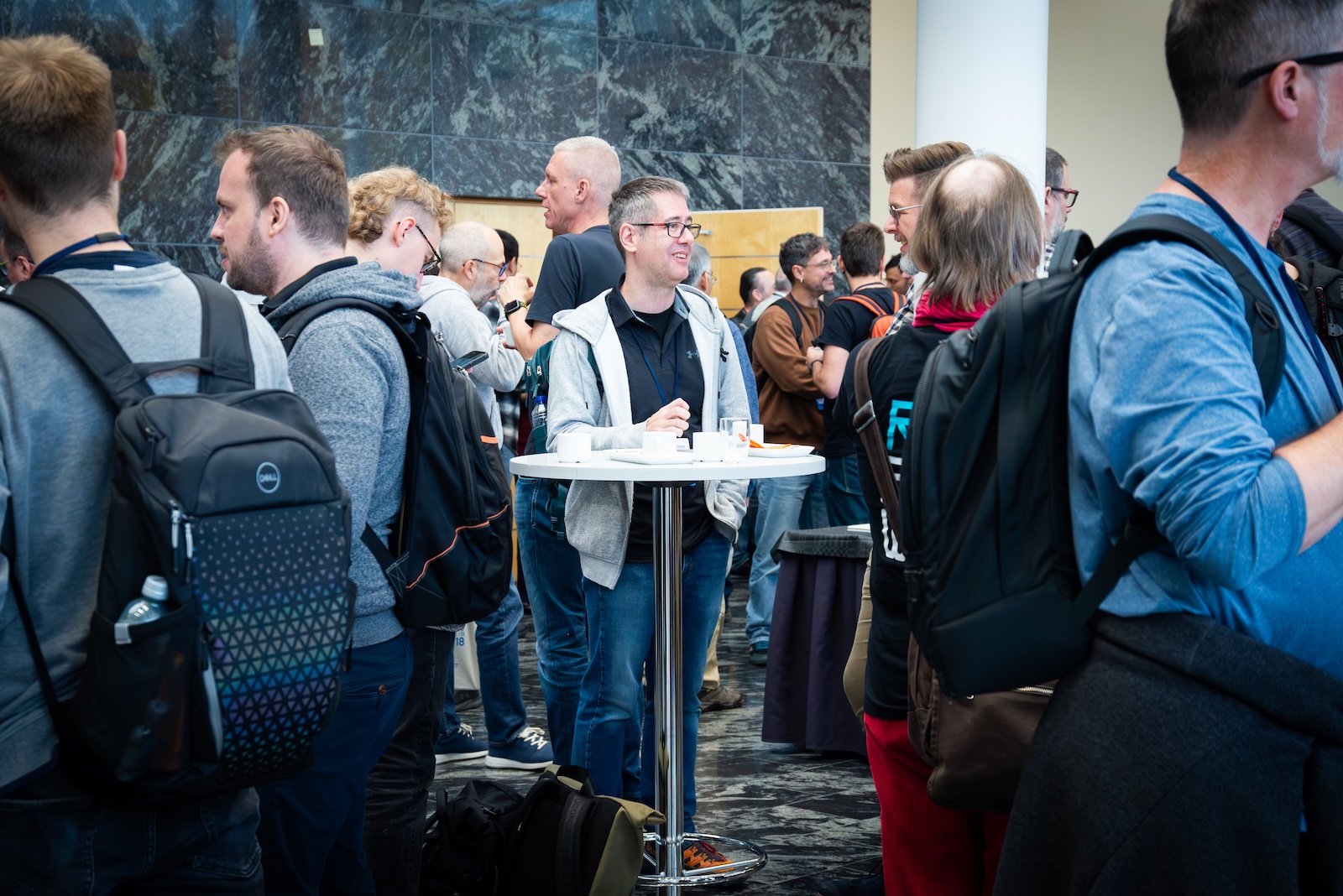 Participants exchanging ideas at Plone Conference 2025.